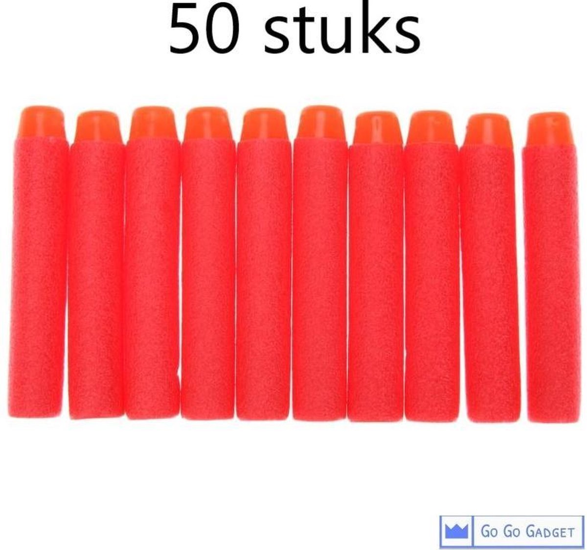 Universele pijltjes | geschikt voor nerf-n-strike speelgoedblasters | 50 stuks | rood